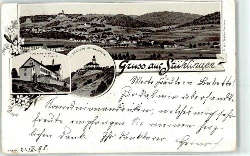 79780 W7894 Stühlingen - Klosterkirche Schloss Hohenlupeen