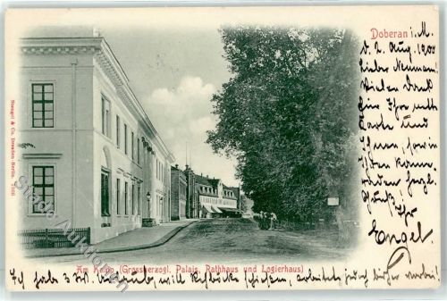Bad Doberan Am Kamp Grossherzogl. Palais Rathaus Logierhaus