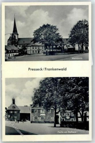 Presseck Marktplatz Rathaus