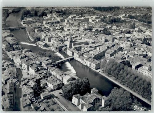 Saint-Girons Fliegeraufnahme