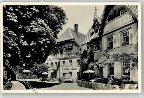 Oberprechtal Gasthaus Pension zur Sonne Terrasse