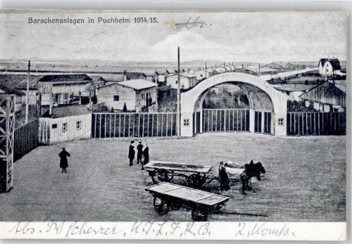 Puchheim 1914 Barackenanlagen