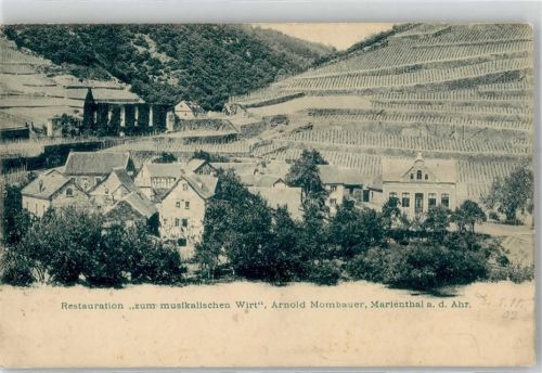 53474 W5487 Marienthal b Bad Neuenahr-Ahrweiler - Gasthaus zum musikalischen Wirt