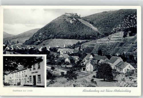 Altenbamberg Gasthaus zur Linde Ruine Altebaumburg