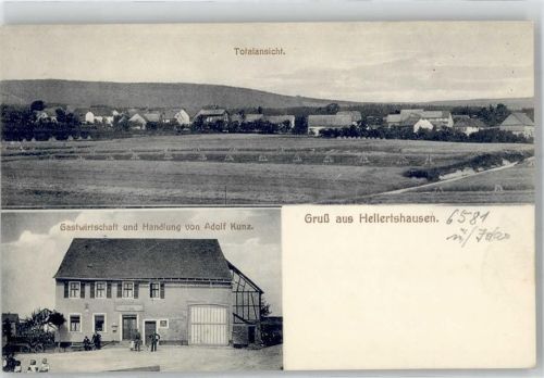 Hellertshausen Gasthaus Geschäft Adolf Kunz