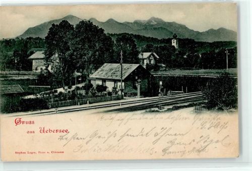 Übersee 1909 Bahnstrecke
