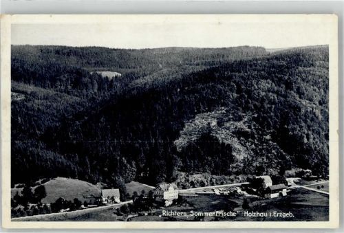 Holzhau Gasthaus Richters Sommerfrische Stempel Jubiläumsschau 750 Jahre deutscher Erzbergbau