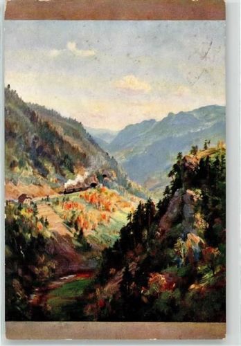 Eisenbahn Liebich C. 1919 Künstlerkarte