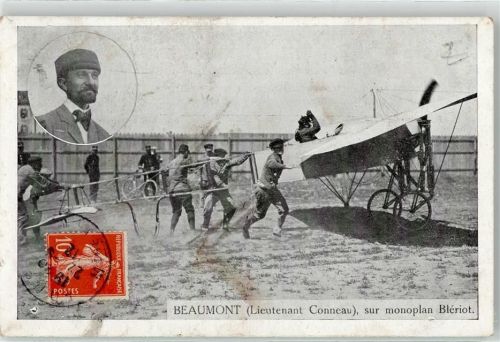 Beaumont Lieutenant Conneau Eindecker Bleriot