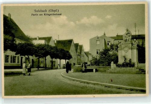 93192 W8411 Sulzbach , Oberpf - Kriegerdenkmal