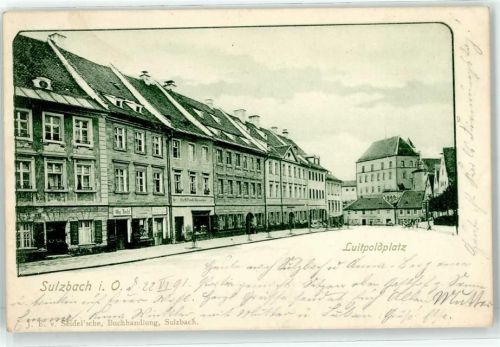 93192 W8411 Sulzbach , Oberpf 1901 - Luitpoldplatz Handlungen