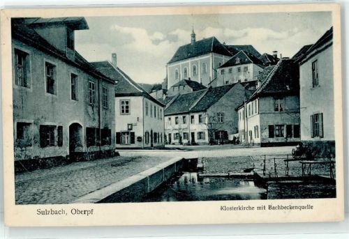 93192 W8411 Sulzbach , Oberpf - Klosterkirche Bachbeckenquelle