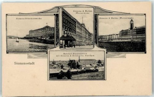 Siemensstadt Schuckertwerke Wernerwerk Bahnhof Fürstenbrunn Halske