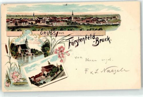 Fürstenfeldbruck 1899 Pfarrkirche
