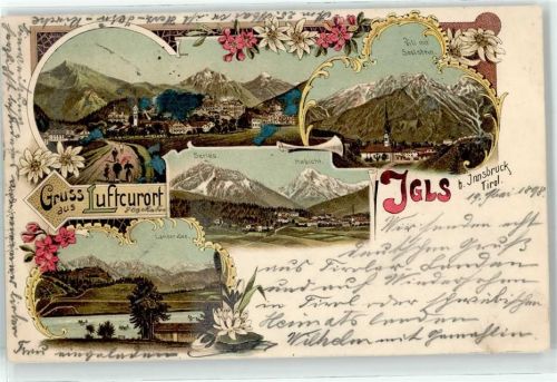 Igls 1898 Soolstein Serles Habicht Lanser See Vill