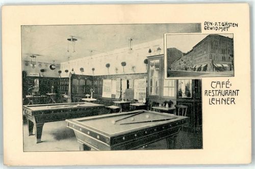 Gasthaus Lehner Billardtisch Gastronomie