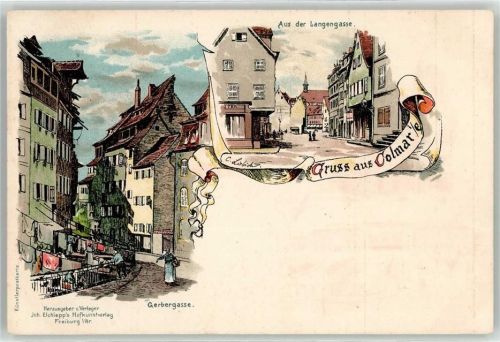 Colmar Kolmar Liebich C. Künstlerkarte