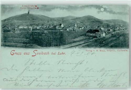 Seelbach Aussichtsturm Ruine Litzelhard