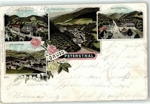 Bad Peterstal-Griesbach 1898 Bad Freyersbach