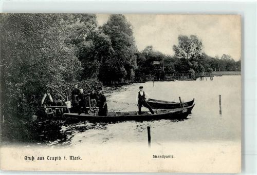 15755 O1612 Teupitz - Strandpartie Anlegestelle See
