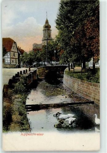 77767 W7604 Appenweier 1906 - Kirche