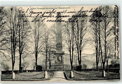77880 W7591 Sasbach b Achern, Baden - Turenne Denkmal