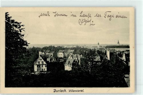 76131 W7500 Durlach 1911 - Villenviertel