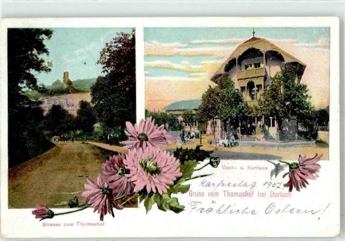76131 W7500 Durlach 1905 - Gasthaus Thomashof