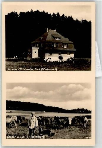 56479 W5439 Seck - Kurhaus Waldesruh Weiher Badestrand