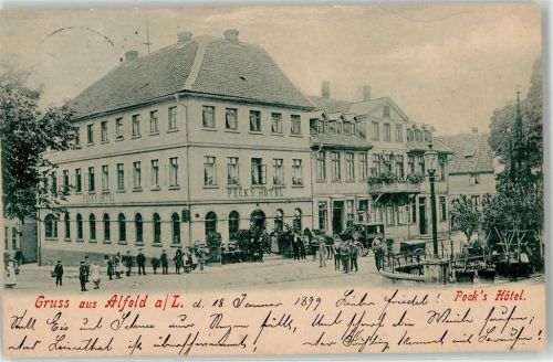 31061 W3220 Alfeld Leine 1899 - Peck´s Hotel