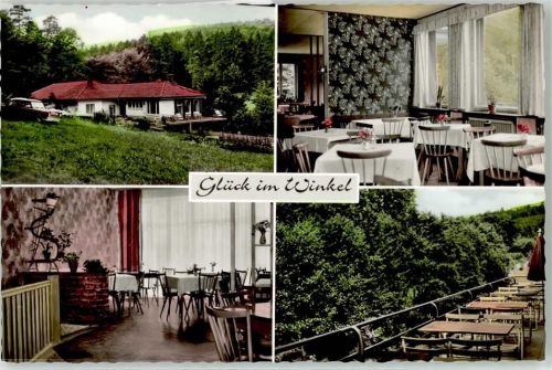 74858 W6955 Aglasterhausen - Cafe Pension Glück im Winkel
