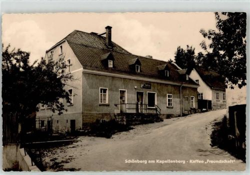 08648 O9932 Bad Brambach - Cafe Freundschaft Schönberg am Kapellenberg
