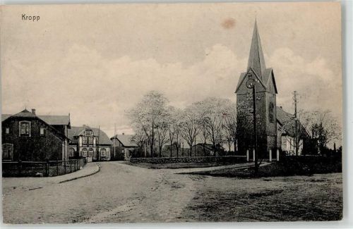 Kropp Dorfstrasse Kirche