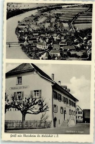 79790 W7897 Rheinheim , Hochrhein - Gasthaus zum Engel