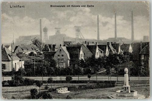 Lintfort Brunnenplatz Kolonie Zeche