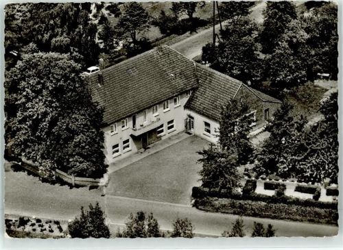 Wulferdingsen Fliegeraufnahme Fritz Reinkensmeier Gasthaus Pension
