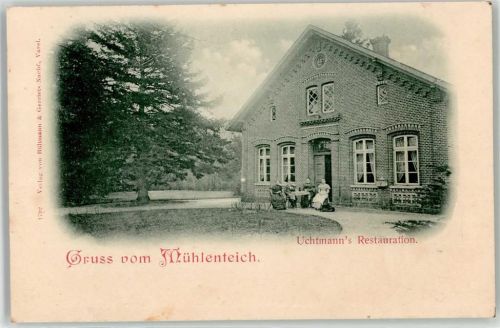 26316 W2930 Varel , Jadebusen - Gasthaus Uchtmann Mühlenteich