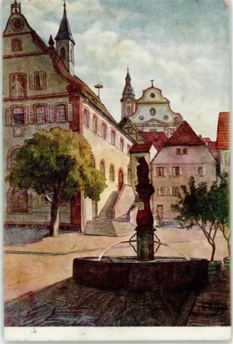 Ettenheim 1909 Brunnen