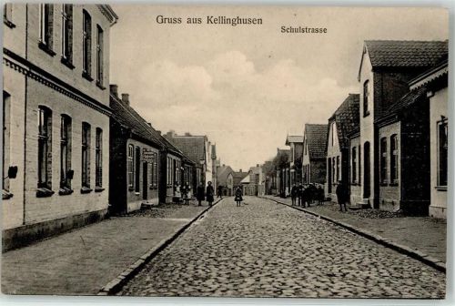 25548 W2217 Kellinghusen 1913 - Schulstraße