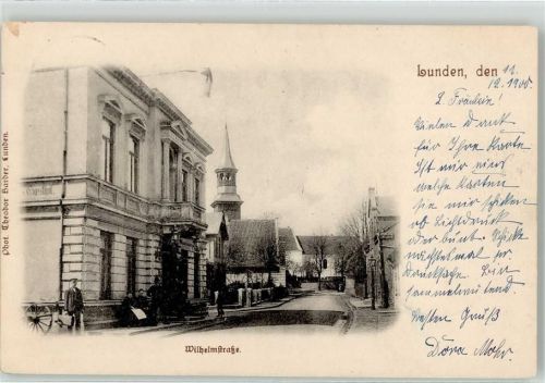 Lunden 1900 Wilhelmstraße