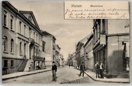 Viersen 1910 Hauptstrasse Handlung