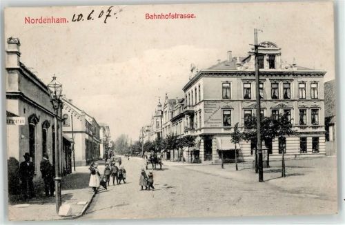 26954 W2890 Nordenham 1907 - Bahnhofstrasse