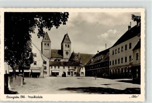 86989 W8924 Steingaden , Oberbay Foto AK Marktplatz