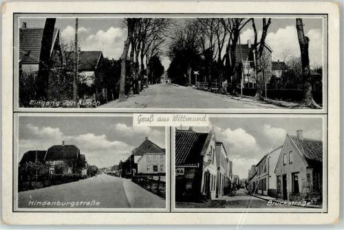 26409 W2944 Wittmund - Hindenburgstraße Brückstraße Ortseingang Aurich