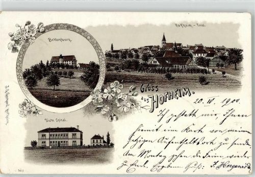 Hofheim 1900 Bettenburg Distr. Spital