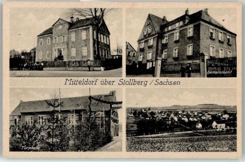 Mitteldorf Schule Gemeindeamt Turnhalle
