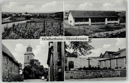 Wallertheim Kirche Kriegerdenkmal