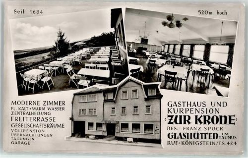 61479 W6246 Glashütten , Taunus - Gasthaus Pension Zur Krone