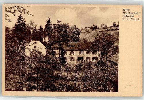56332 W5401 Lehmen , Mosel - Burg Weckbecker