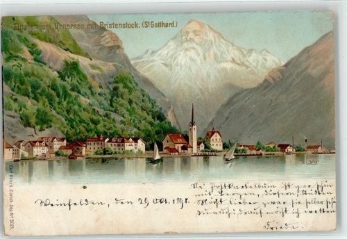 Flüelen 1898 Urnersee Bristenstock